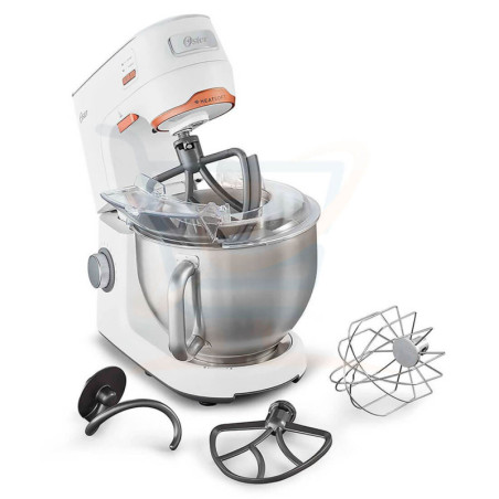 Batidora Oster Planetaria 5.2L Heatsoft FPSTSMPL4W Blanco
