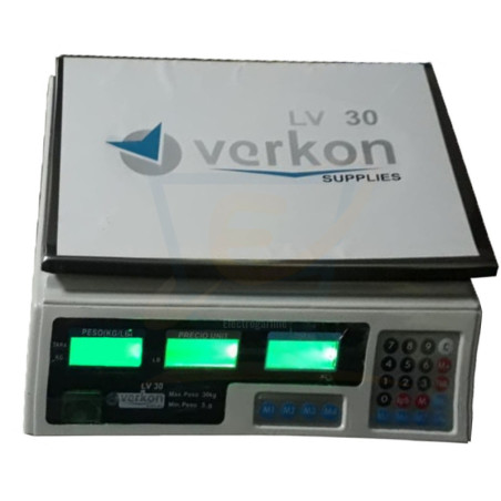 Balanza 30 Kg Verkon Lv30