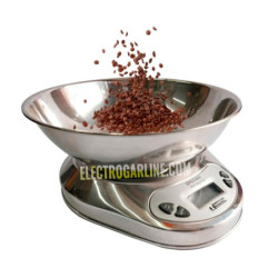 Balanza Electrónica Gramera Acero Inoxidable 1g A 5kg Henkel BRD04KF